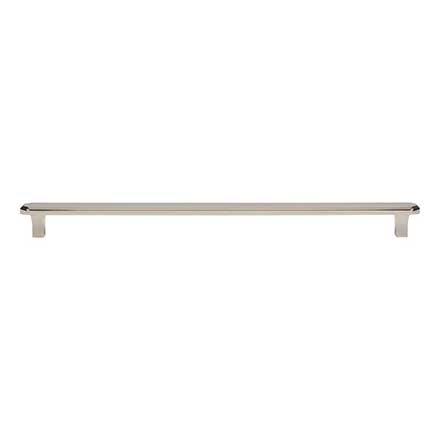 Atlas Homewares [A6076-PN] Die Cast Zinc Cabinet Pull Handle - Fielding Series - Oversized - Polished Nickel Finish - 12" C/C - 13 3/16" L