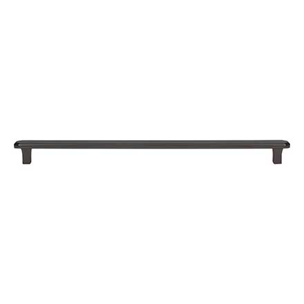 Atlas Homewares [A6076-SL] Die Cast Zinc Cabinet Pull Handle - Fielding Series - Oversized - Slate Finish - 12" C/C - 13 3/16" L