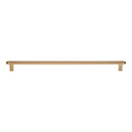 Atlas Homewares [A6076-WB] Die Cast Zinc Cabinet Pull Handle - Fielding Series - Oversized - Warm Brass Finish - 12" C/C - 13 3/16" L