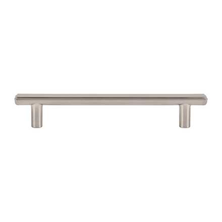 Atlas Homewares [A6033-BRN] Die Cast Zinc Cabinet Pull Handle - Finderne Series - Oversized - Brushed Nickel Finish - 5 1/16" C/C -  6 9/16" L