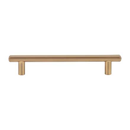 Atlas Homewares [A6033-WB] Die Cast Zinc Cabinet Pull Handle - Finderne Series - Oversized - Warm Brass Finish - 5 1/16" C/C -  6 9/16" L