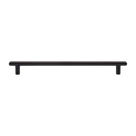 Atlas Homewares [A6036-BL] Die Cast Zinc Cabinet Pull Handle - Finderne Series - Oversized - Matte Black Finish - 8 13/16" C/C - 10 5/16" L