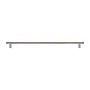 Atlas Homewares [A6037-BRN] Die Cast Zinc Cabinet Pull Handle - Finderne Series - Oversized - Brushed Nickel Finish - 12" C/C - 13 1/2" L