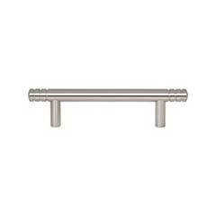 Atlas Homewares [A952-BRN] Die Cast Zinc Cabinet Pull Handle - Griffith Series - Standard Size - Brushed Nickel Finish - 3 3/4&quot; C/C -  5 5/16&quot; L