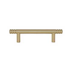 Atlas Homewares [A952-WB] Die Cast Zinc Cabinet Pull Handle - Griffith Series - Standard Size - Warm Brass Finish - 3 3/4&quot; C/C -  5 5/16&quot; L