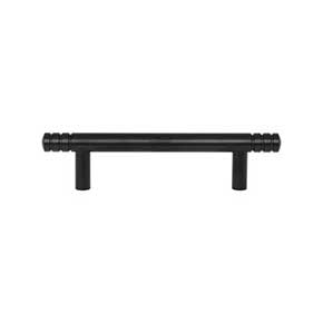 Atlas Homewares [A952-BL] Die Cast Zinc Cabinet Pull Handle - Griffith Series - Standard Size - Matte Black Finish - 3 3/4" C/C - 5 5/16" L