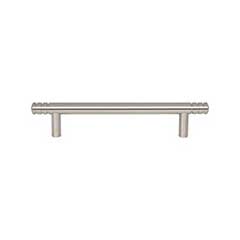 Atlas Homewares [A953-BRN] Die Cast Zinc Cabinet Pull Handle - Griffith Series - Oversized - Brushed Nickel Finish - 5 1/16" C/C -  7" L