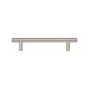 Atlas Homewares [A953-BRN] Die Cast Zinc Cabinet Pull Handle - Griffith Series - Oversized - Brushed Nickel Finish - 5 1/16" C/C -  7" L