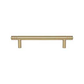 Atlas Homewares [A953-WB] Die Cast Zinc Cabinet Pull Handle - Griffith Series - Oversized - Warm Brass Finish - 5 1/16" C/C - 7" L