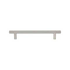 Atlas Homewares [A954-BRN] Die Cast Zinc Cabinet Pull Handle - Griffith Series - Oversized - Brushed Nickel Finish - 6 5/16" C/C -  8 5/16" L