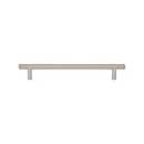 Atlas Homewares [A955-BRN] Die Cast Zinc Cabinet Pull Handle - Griffith Series - Oversized - Brushed Nickel Finish - 7 9/16" C/C -  9 9/16" L