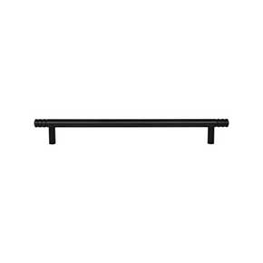 Atlas Homewares [A956-BL] Die Cast Zinc Cabinet Pull Handle - Griffith Series - Oversized - Matte Black Finish - 8 13/16" C/C - 11 3/4" L
