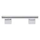 Atlas Homewares [A512-CH] Die Cast Zinc Cabinet Pull Handle - Holloway Series - Standard Size - Polished Chrome Finish - 3 3/4" C/C -  5 3/4" L