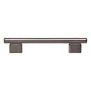 Atlas Homewares [A513-SL] Die Cast Zinc Cabinet Pull Handle - Holloway Series - Oversized - Slate Finish - 5 1/16" C/C -  7" L