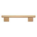 Atlas Homewares [A513-WB] Die Cast Zinc Cabinet Pull Handle - Holloway Series - Oversized - Warm Brass Finish - 5 1/16&quot; C/C -  7&quot; L