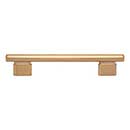 Atlas Homewares [A513-WB] Die Cast Zinc Cabinet Pull Handle - Holloway Series - Oversized - Warm Brass Finish - 5 1/16&quot; C/C -  7&quot; L