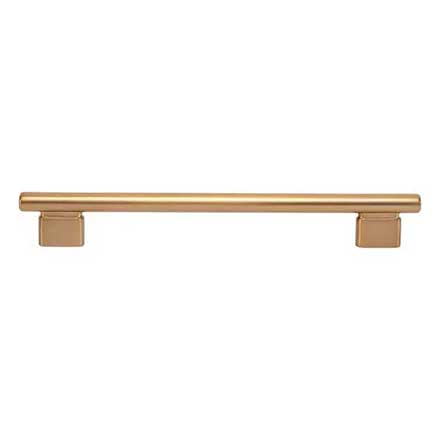 Atlas Homewares [A515-WB] Die Cast Zinc Cabinet Pull Handle - Holloway Series - Oversized - Warm Brass Finish - 7 9/16&quot; C/C - 9 1/2&quot; L