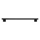 Atlas Homewares [A517-BL] Die Cast Zinc Cabinet Pull Handle - Holloway Series - Oversized - Matte Black Finish - 12&quot; C/C - 14&quot; L