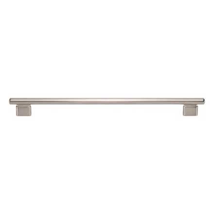 Atlas Homewares [A517-BRN] Die Cast Zinc Cabinet Pull Handle - Holloway Series - Oversized - Brushed Nickel Finish - 12&quot; C/C - 14&quot; L