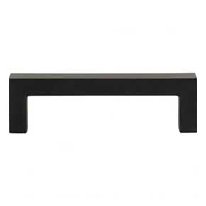 Atlas Homewares [A873-BL] Die Cast Zinc Cabinet Pull Handle - IT Series - Standard Size - Matte Black Finish - 96mm C/C - 4 1/4" L