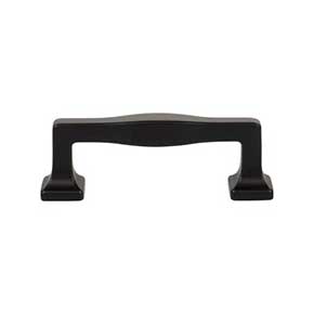 Atlas Homewares [A202-BL] Die Cast Zinc Cabinet Pull Handle - Kate Series - Standard Size - Matte Black Finish - 3" C/C - 3 11/16" L