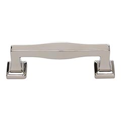 Atlas Homewares [A202-PN] Die Cast Zinc Cabinet Pull Handle - Kate Series - Standard Size - Polished Nickel Finish - 3&quot; C/C - 3 11/16&quot; L