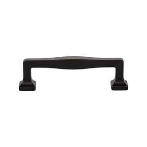 Atlas Homewares [A203-BL] Die Cast Zinc Cabinet Pull Handle - Kate Series - Standard Size - Matte Black Finish - 3 3/4" C/C - 4 15/32" L