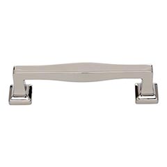 Atlas Homewares [A203-PN] Die Cast Zinc Cabinet Pull Handle - Kate Series - Standard Size - Polished Nickel Finish - 3 3/4" C/C - 4 15/32" L