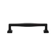 Atlas Homewares [A204-BL] Die Cast Zinc Cabinet Pull Handle - Kate Series - Oversized - Matte Black Finish - 5 1/16" C/C - 5 3/4" L
