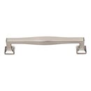 Atlas Homewares [A204-BRN] Die Cast Zinc Cabinet Pull Handle - Kate Series - Oversized - Brushed Nickel Finish - 5 1/16&quot; C/C - 5 3/4&quot; L