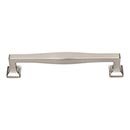 Atlas Homewares [A204-BRN] Die Cast Zinc Cabinet Pull Handle - Kate Series - Oversized - Brushed Nickel Finish - 5 1/16" C/C - 5 3/4" L