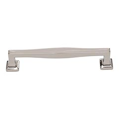 Atlas Homewares [A204-PN] Die Cast Zinc Cabinet Pull Handle - Kate Series - Oversized - Polished Nickel Finish - 5 1/16" C/C - 5 3/4" L