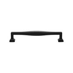 Atlas Homewares [A205-BL] Die Cast Zinc Cabinet Pull Handle - Kate Series - Oversized - Matte Black Finish - 6 5/16" C/C - 6 31/32" L