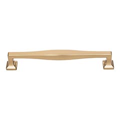 Atlas Homewares [A205-WB] Die Cast Zinc Cabinet Pull Handle - Kate Series - Oversized - Warm Brass Finish - 6 5/16" C/C - 6 31/32" L