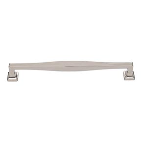 Atlas Homewares [A206-PN] Die Cast Zinc Cabinet Pull Handle - Kate Series - Oversized - Polished Nickel Finish - 7 9/16" C/C - 8 3/16" L