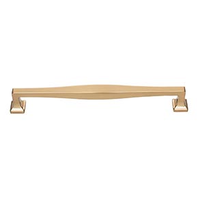 Atlas Homewares [A206-WB] Die Cast Zinc Cabinet Pull Handle - Kate Series - Oversized - Warm Brass Finish - 7 9/16" C/C - 8 3/16" L