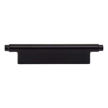Atlas Homewares [A532-BL] Die Cast Zinc Cabinet Pull Handle - Kayden Series - Standard Size - Matte Black Finish - 3 3/4" C/C -  5 3/4" L