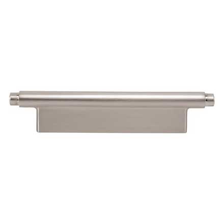 Atlas Homewares [A532-BRN] Die Cast Zinc Cabinet Pull Handle - Kayden Series - Standard Size - Brushed Nickel Finish - 3 3/4&quot; C/C -  5 3/4&quot; L