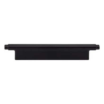 Atlas Homewares [A533-BL] Die Cast Zinc Cabinet Pull Handle - Kayden Series - Oversized - Matte Black Finish - 5 1/16&quot; C/C -  7&quot; L