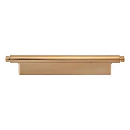 Atlas Homewares [A533-WB] Die Cast Zinc Cabinet Pull Handle - Kayden Series - Oversized - Warm Brass Finish - 5 1/16" C/C -  7" L