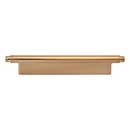 Atlas Homewares [A533-WB] Die Cast Zinc Cabinet Pull Handle - Kayden Series - Oversized - Warm Brass Finish - 5 1/16" C/C -  7" L