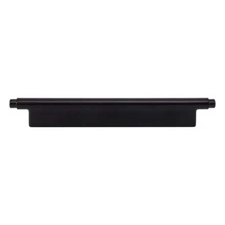 Atlas Homewares [A534-BL] Die Cast Zinc Cabinet Pull Handle - Kayden Series - Oversized - Matte Black Finish - 6 5/16&quot; C/C -  8 1/4&quot; L