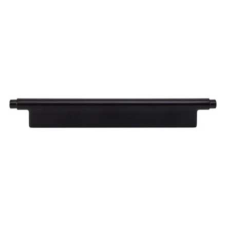 Atlas Homewares [A534-BL] Die Cast Zinc Cabinet Pull Handle - Kayden Series - Oversized - Matte Black Finish - 6 5/16&quot; C/C -  8 1/4&quot; L