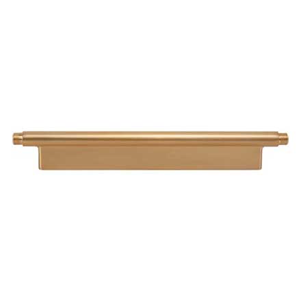 Atlas Homewares [A534-WB] Die Cast Zinc Cabinet Pull Handle - Kayden Series - Oversized - Warm Brass Finish - 6 5/16" C/C -  8 1/4" L