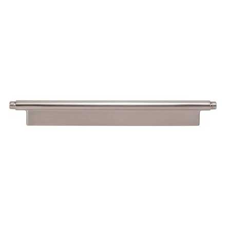 Atlas Homewares [A535-BRN] Die Cast Zinc Cabinet Pull Handle - Kayden Series - Oversized - Brushed Nickel Finish - 7 9/16" C/C -  9 1/2" L