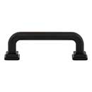 Atlas Homewares [A6022-BL] Die Cast Zinc Cabinet Pull Handle - Kimberton Series - Standard Size - Matte Black Finish - 3&quot; C/C -  3 3/4&quot; L