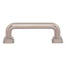 Atlas Homewares [A6022-BRN] Die Cast Zinc Cabinet Pull Handle - Kimberton Series - Standard Size - Brushed Nickel Finish - 3&quot; C/C -  3 3/4&quot; L