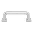 Atlas Homewares [A6022-CH] Die Cast Zinc Cabinet Pull Handle - Kimberton Series - Standard Size - Polished Chrome Finish - 3&quot; C/C -  3 3/4&quot; L