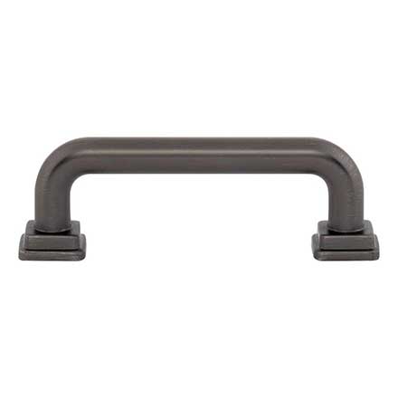 Atlas Homewares [A6022-SL] Die Cast Zinc Cabinet Pull Handle - Kimberton Series - Standard Size - Slate Finish - 3&quot; C/C -  3 3/4&quot; L