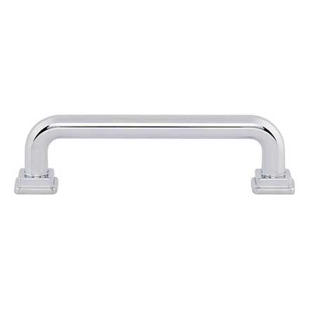 Atlas Homewares [A6023-CH] Die Cast Zinc Cabinet Pull Handle - Kimberton Series - Standard Size - Polished Chrome Finish - 3 3/4" C/C -  4 1/2" L